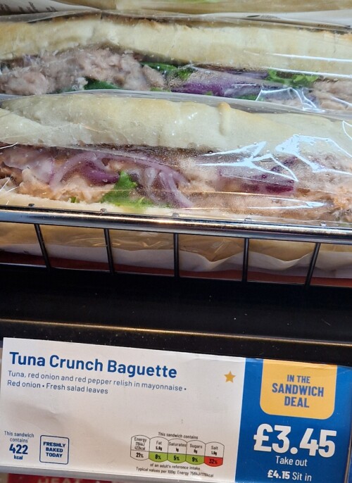 Tuna Crunch Sandwich from Gregg's